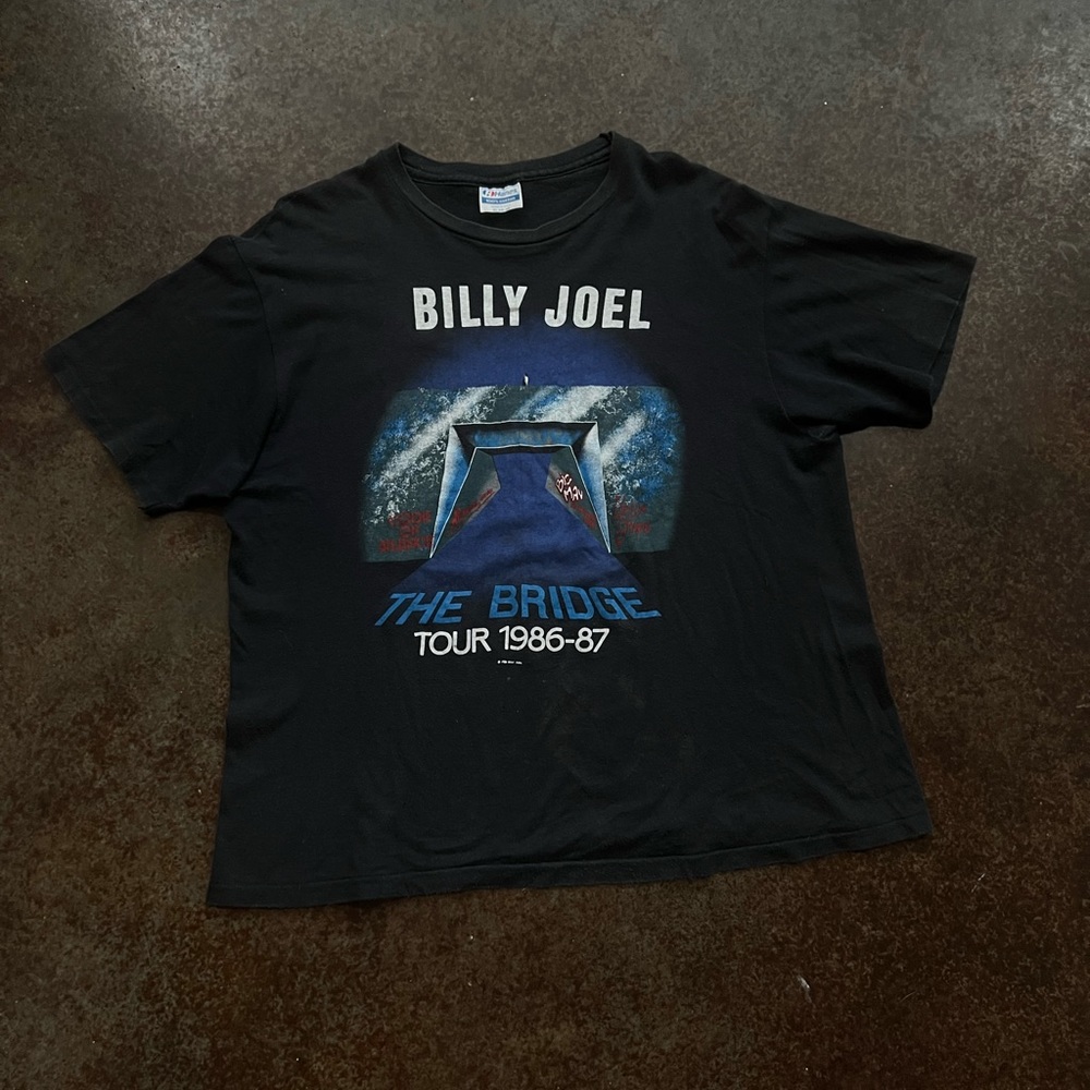 Billy Joel “The Bridge” tour vintage t shirt